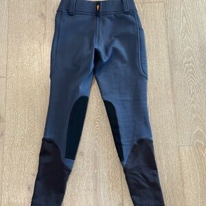 Kerrits Kids Blue and Black Riding Leggings